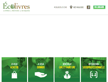 Tablet Screenshot of ecolivres.org